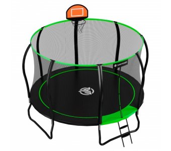 Батут Jump Power 12 ft Pro Stable Point Green - фото 7